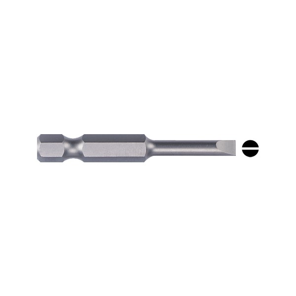 1/4" Hexagon Drive Slotted Reduced Shank Power Bit