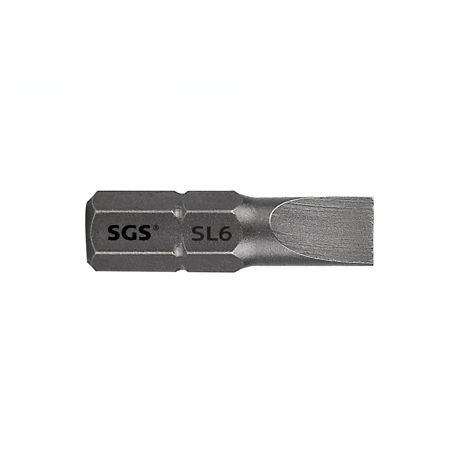 6.35mm series 25mm long slotted bits