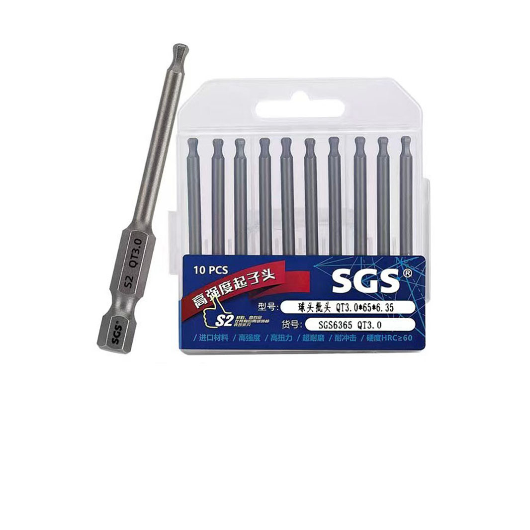 6.35mm series single ended ball bits