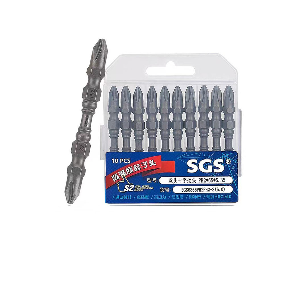 6.35mm series double head cross screwdriver head - S model